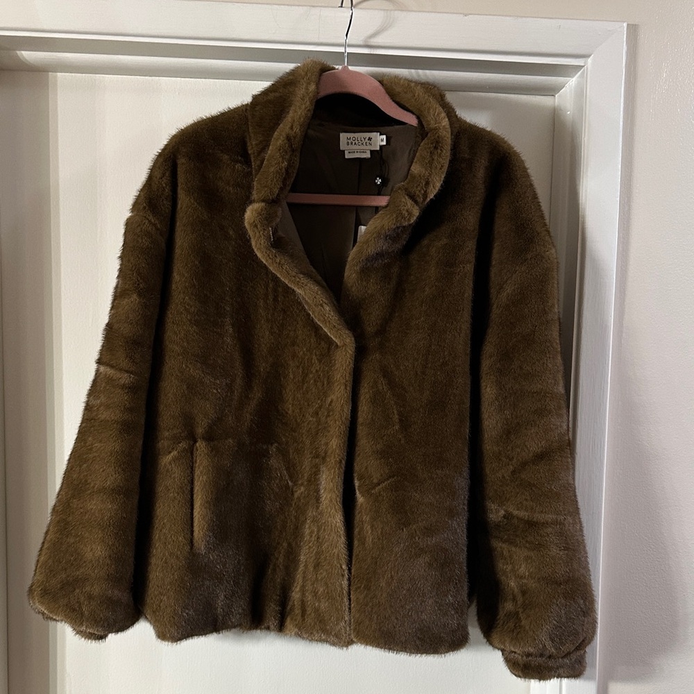 Molly Bracken Brown Teddy Jacket